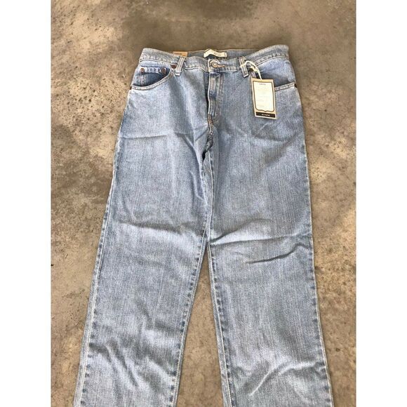 Levi’s Relaxed Tapered Womens Light Stonewash At Waist Jeans 10 Medium - Picture 2 of 11